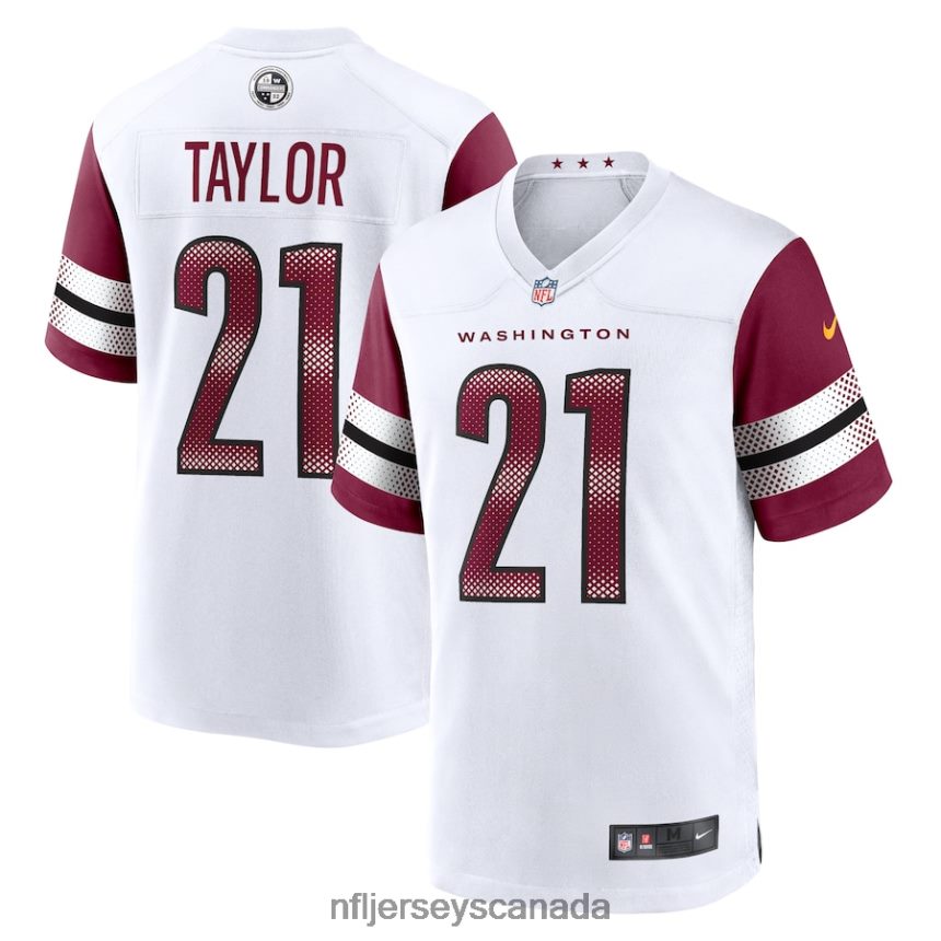 Men Washington Commanders Sean Taylor Nike White Retired Player Game Jersey Clothing NFL TBXFR61633