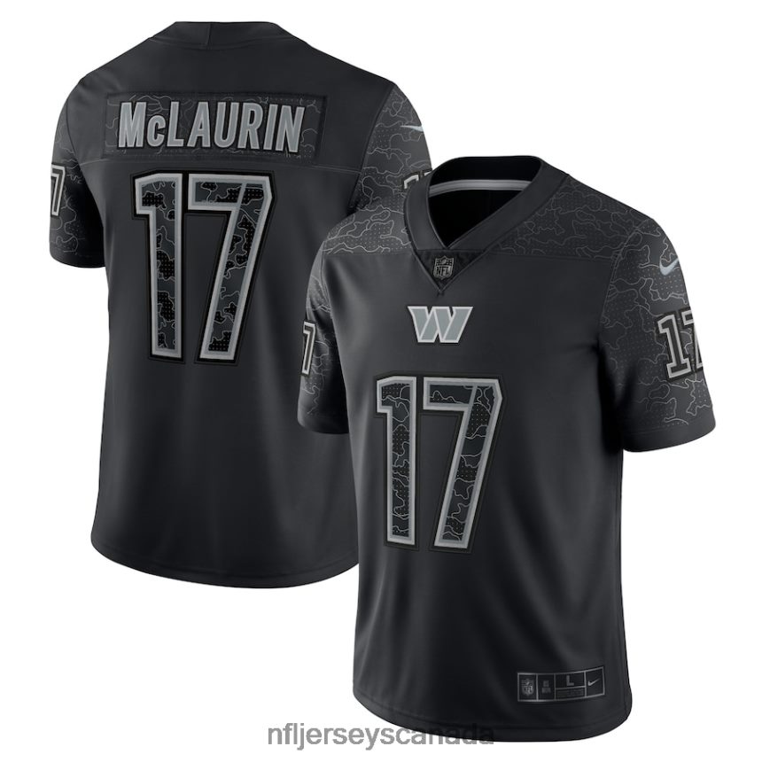 Men Washington Commanders Terry McLaurin Nike Black RFLCTV Limited Jersey Clothing NFL TBXFR64611
