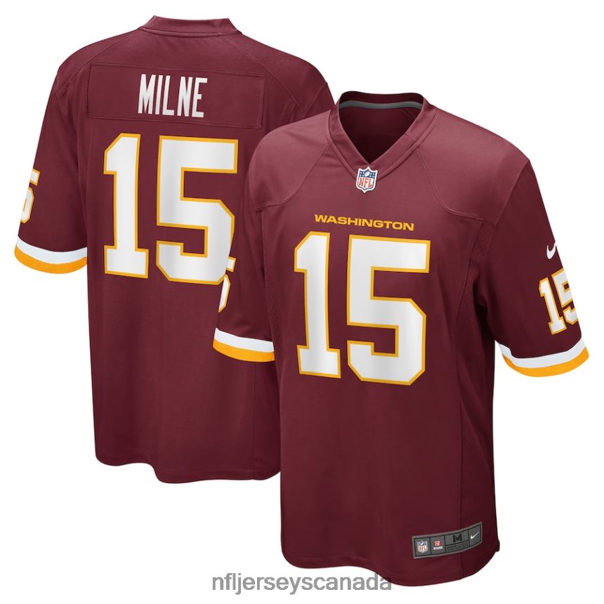 Men Washington Football Team Dax Milne Nike Burgundy Player Game Jersey Clothing NFL TBXFR66694