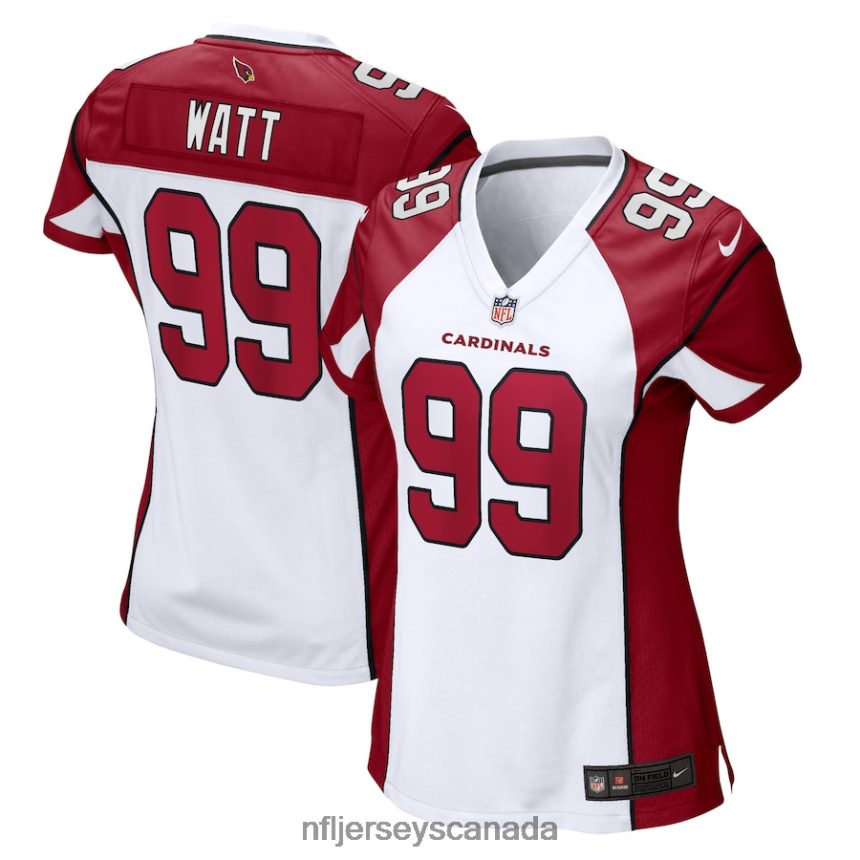 Women Arizona Cardinals J.J. Watt Nike White Game Jersey Clothing NFL TBXFR62019