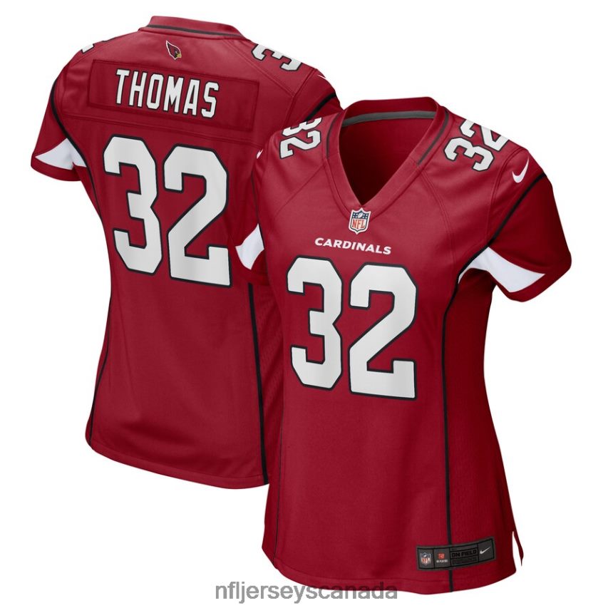 Women Arizona Cardinals Josh Thomas Nike Cardinal Game Player Jersey Clothing NFL TBXFR66497