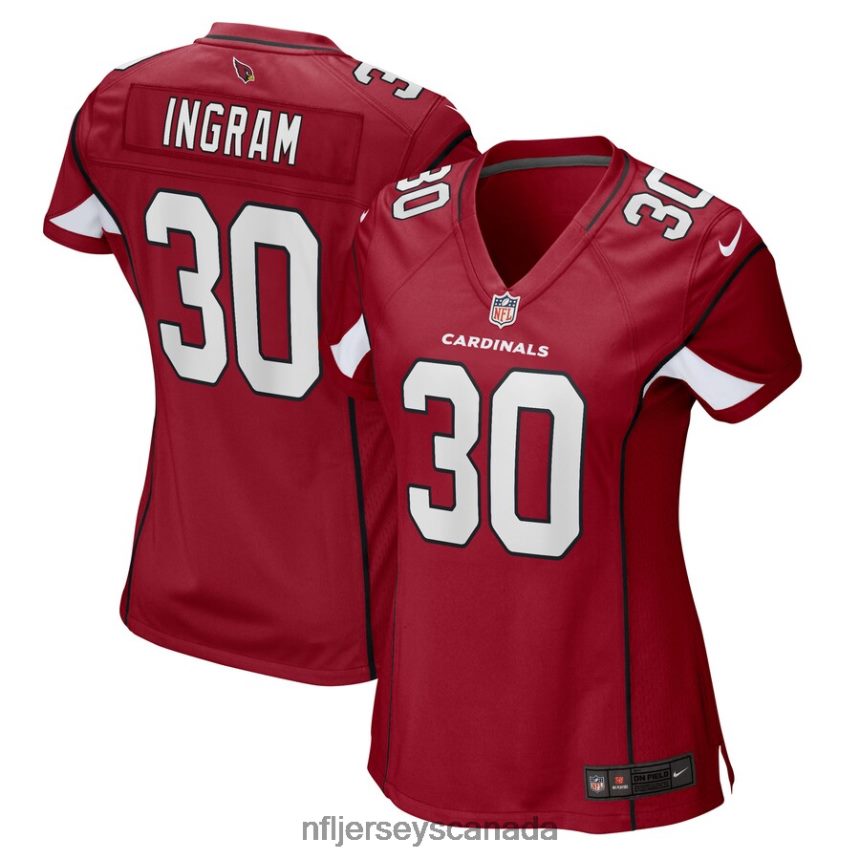 Women Arizona Cardinals Keaontay Ingram Nike Cardinal Game Player Jersey Clothing NFL TBXFR66223