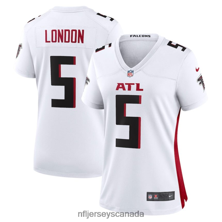 Women Atlanta Falcons Drake London Nike White Away Game Player Jersey Clothing NFL TBXFR63139