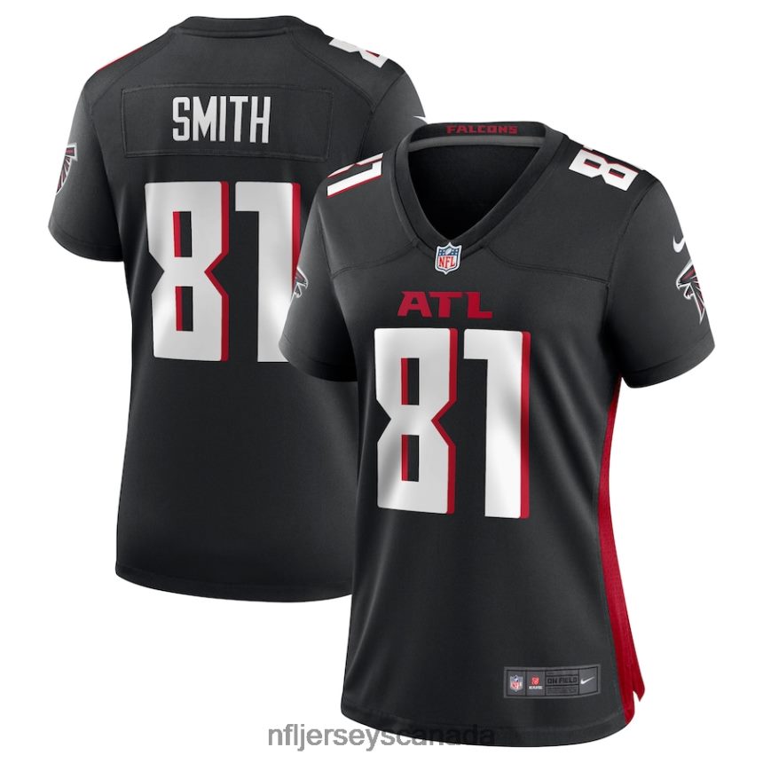 Women Atlanta Falcons Jonnu Smith Nike Black Game Player Jersey Clothing NFL TBXFR62879