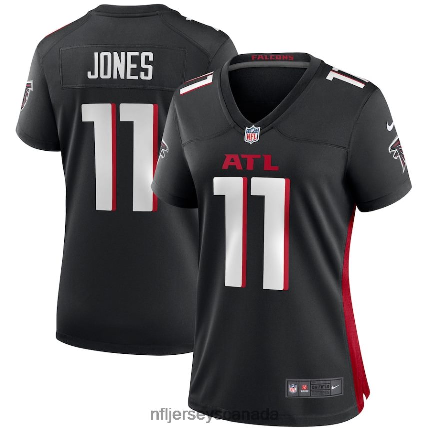 Women Atlanta Falcons Julio Jones Nike Black Player Game Jersey Clothing NFL TBXFR63318