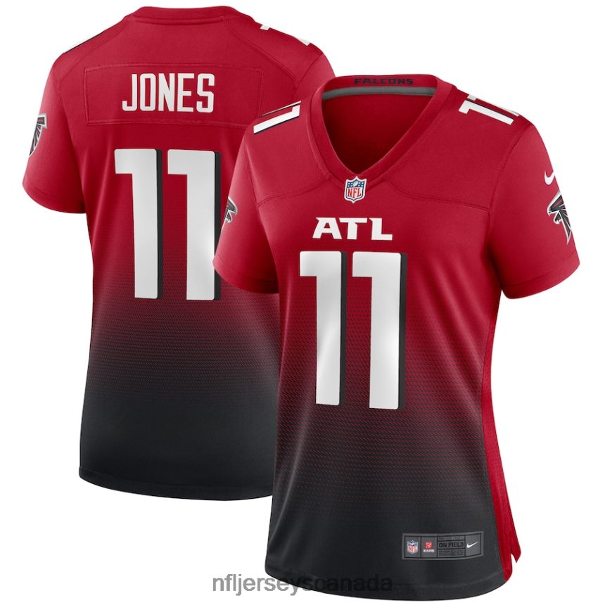 Women Atlanta Falcons Julio Jones Nike Red 2nd Alternate Game Jersey Clothing NFL TBXFR61734