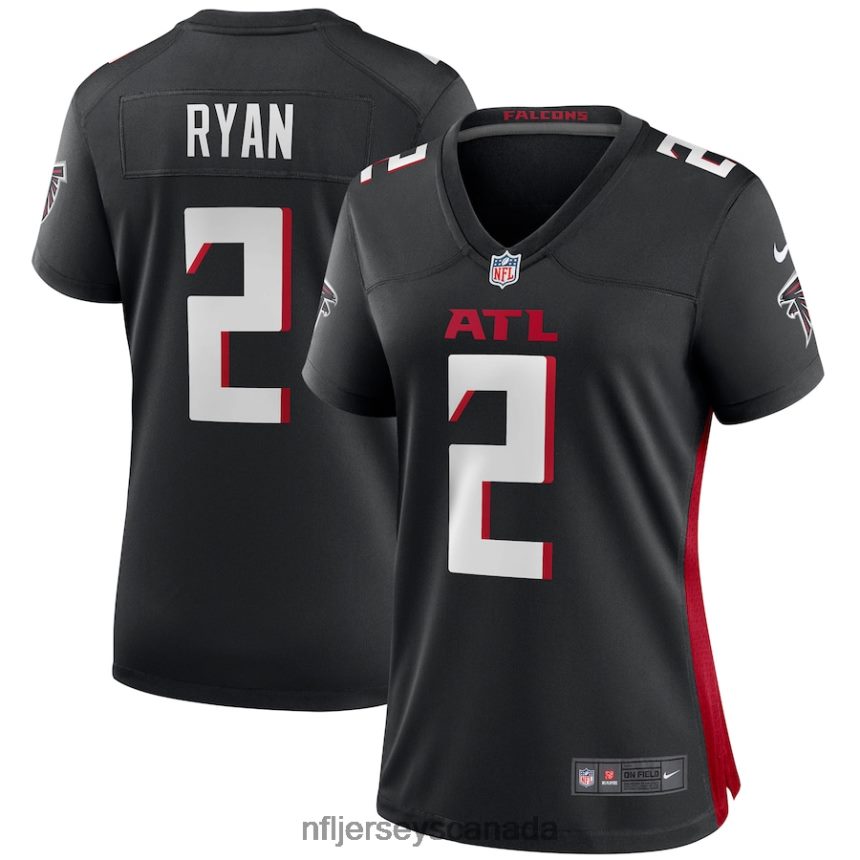 Women Atlanta Falcons Matt Ryan Nike Black Player Game Jersey Clothing NFL TBXFR62886