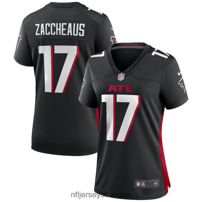Women Atlanta Falcons Olamide Zaccheaus Nike Black Game Jersey Clothing NFL TBXFR66256