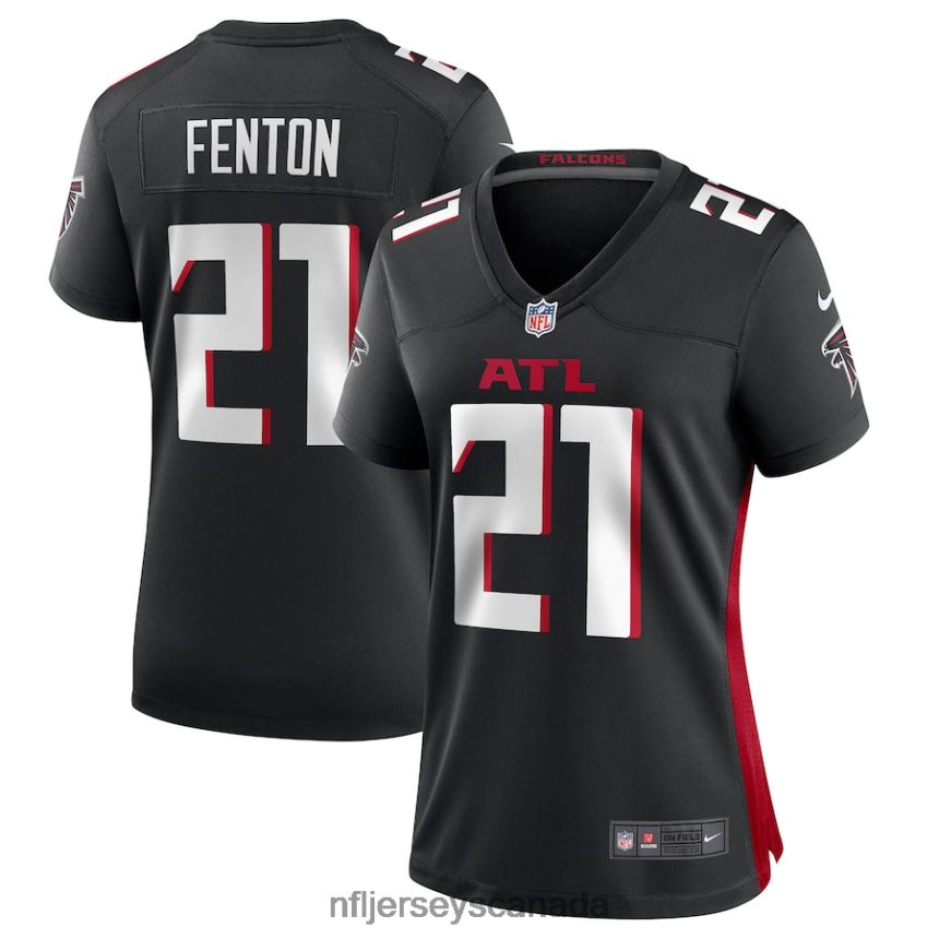 Women Atlanta Falcons Rashad Fenton Nike Black Game Player Jersey Clothing NFL TBXFR65374
