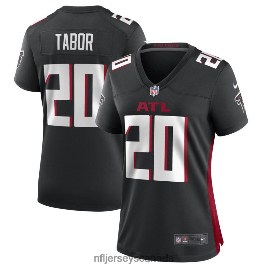 Women Atlanta Falcons Teez Tabor Nike Black Game Player Jersey Clothing NFL TBXFR65396