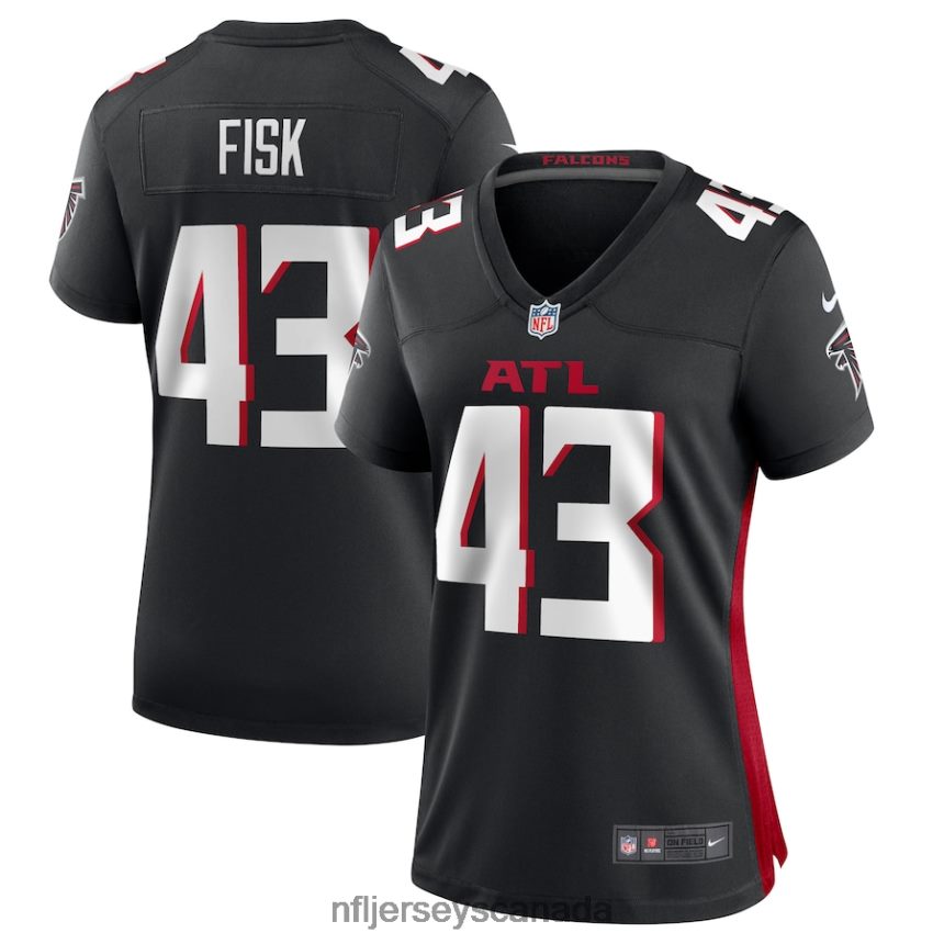 Women Atlanta Falcons Tucker Fisk Nike Black Player Game Jersey Clothing NFL TBXFR65375
