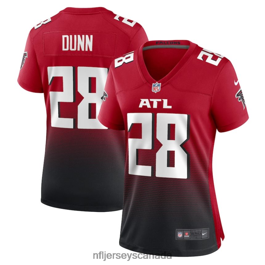 Women Atlanta Falcons Warrick Dunn Nike Red Retired Game Jersey Clothing NFL TBXFR65681
