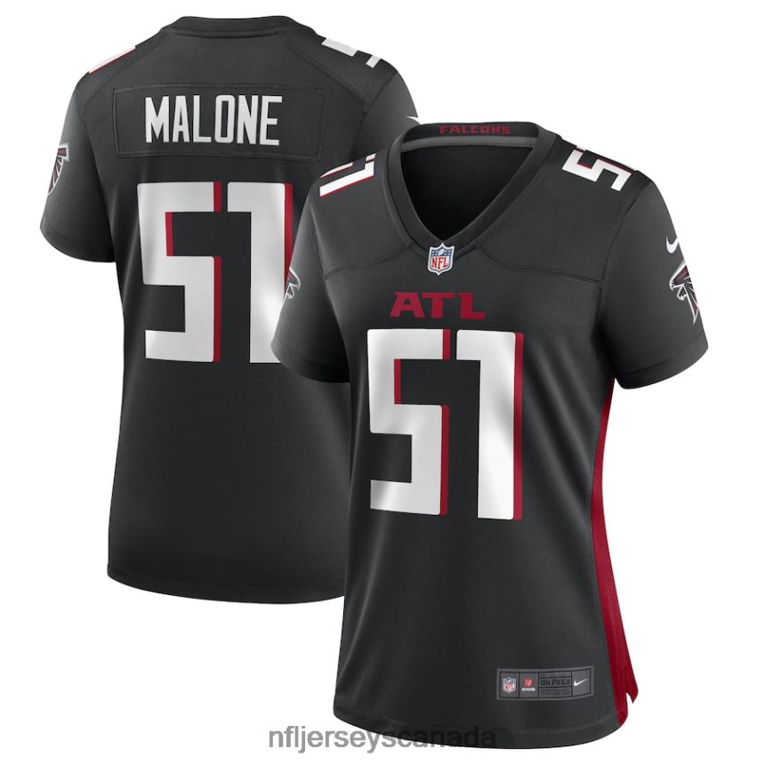 Women DeAngelo Malone Atlanta Falcons Nike Black Game Player Jersey Clothing NFL TBXFR63965