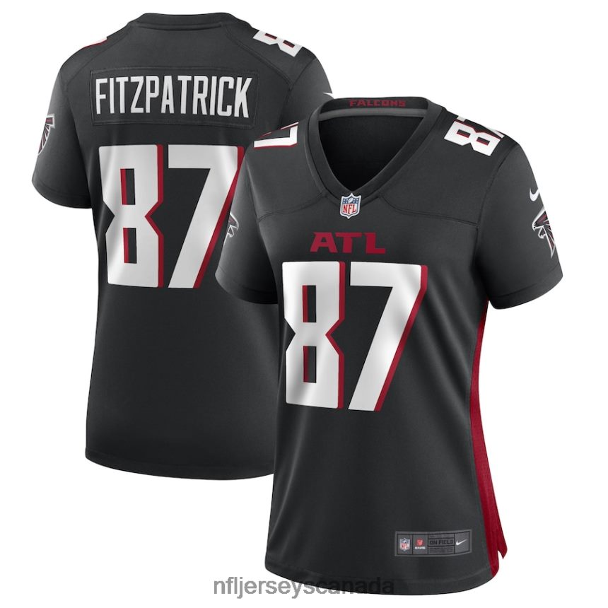 Women John FitzPatrick Atlanta Falcons Nike Black Game Player Jersey Clothing NFL TBXFR65376