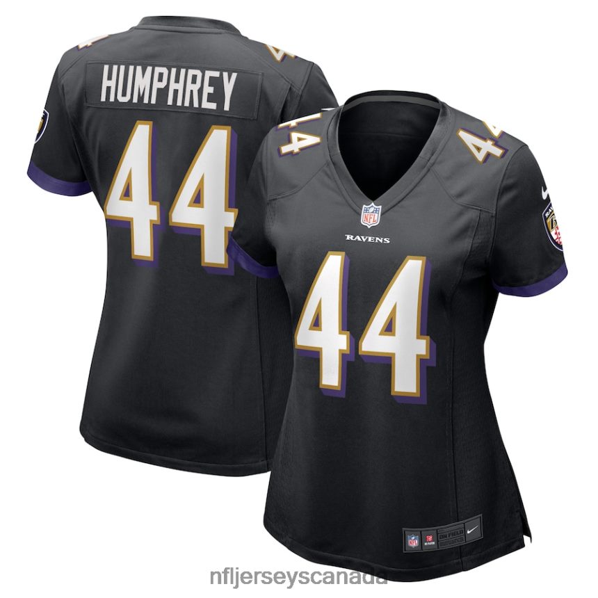 Women Baltimore Ravens Marlon Humphrey Nike Black Game Jersey Clothing NFL TBXFR61475
