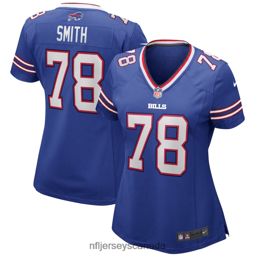 Women Buffalo Bills Bruce Smith Nike Royal Game Retired Player Jersey Clothing NFL TBXFR62826