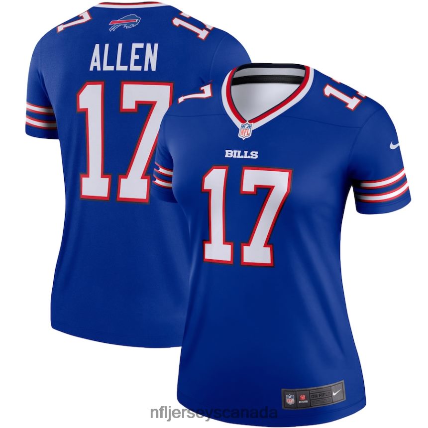 Women Buffalo Bills Josh Allen Nike Royal Legend Team Jersey Clothing NFL TBXFR6302