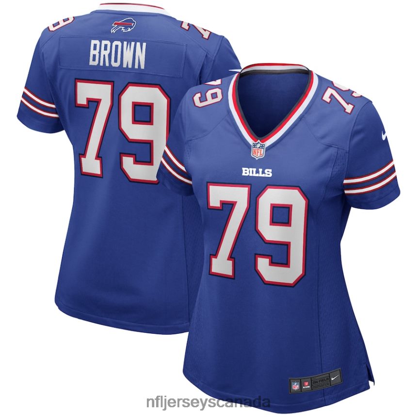 Women Buffalo Bills Ruben Brown Nike Royal Game Retired Player Jersey Clothing NFL TBXFR65214
