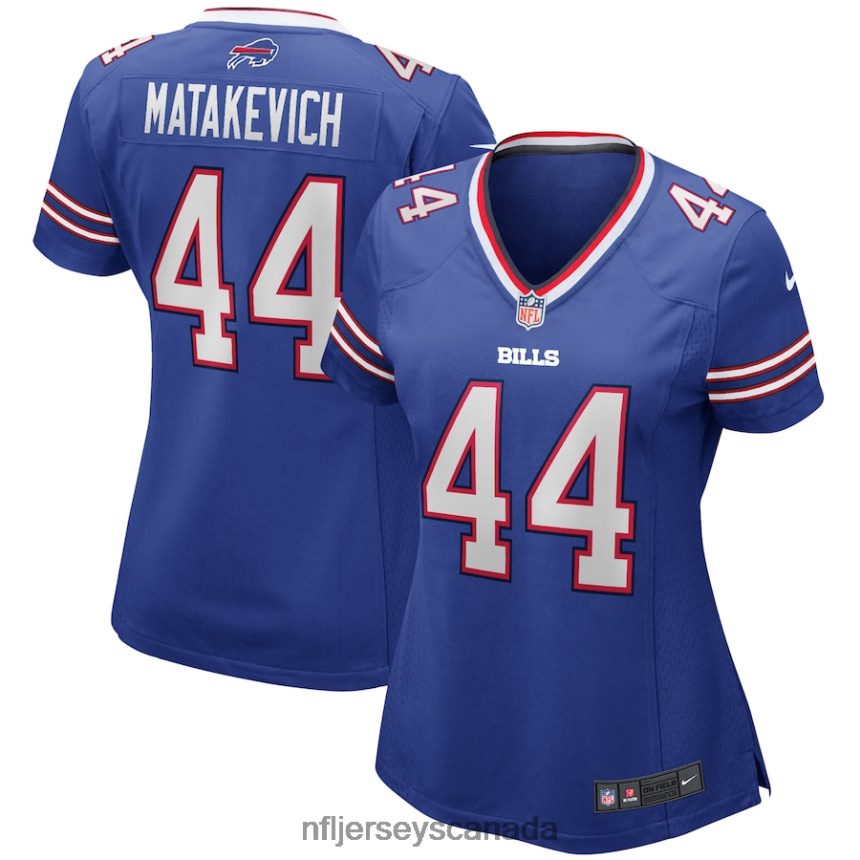 Women Buffalo Bills Tyler Matakevich Nike Royal Player Game Jersey Clothing NFL TBXFR65181