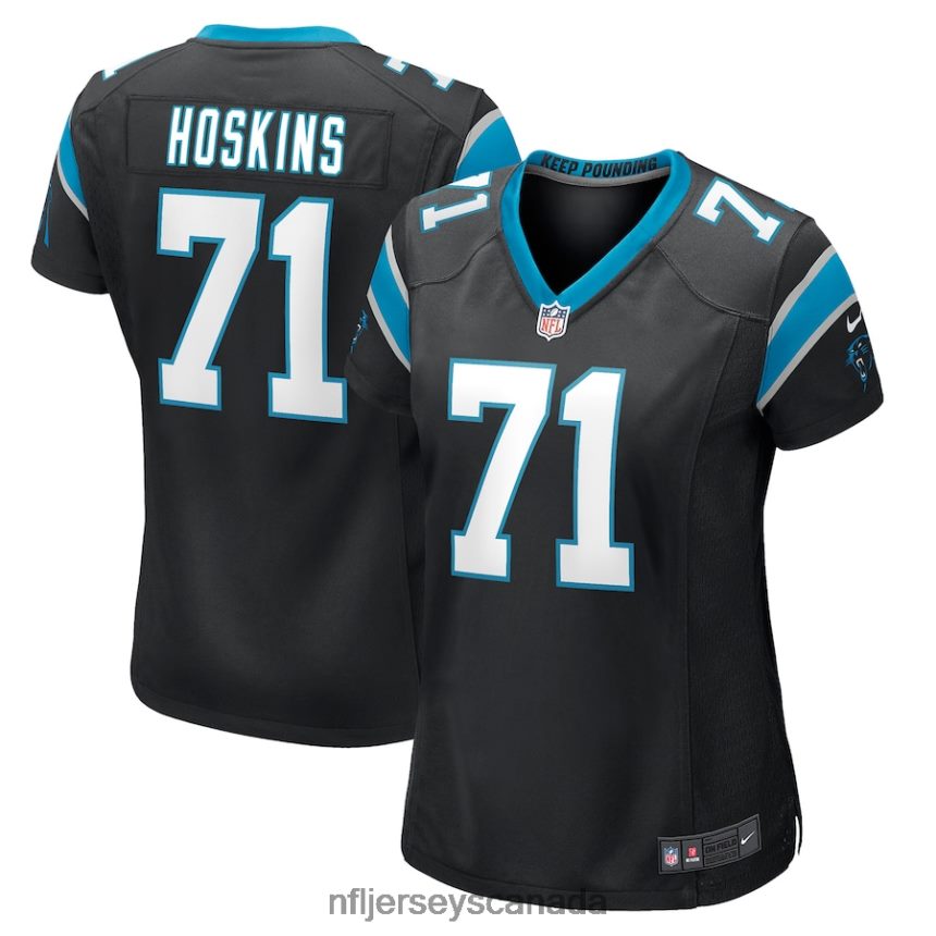 Women Carolina Panthers Phil Hoskins Nike Black Game Jersey Clothing NFL TBXFR65438