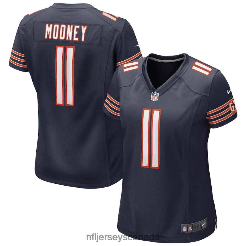 Women Chicago Bears Darnell Mooney Nike Navy Game Jersey Clothing NFL TBXFR62795