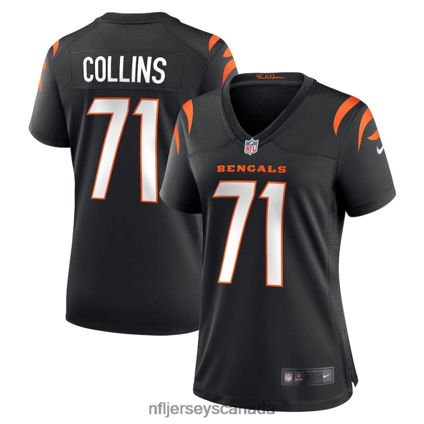 Women Cincinnati Bengals La'el Collins Nike Black Game Jersey Clothing NFL TBXFR67025