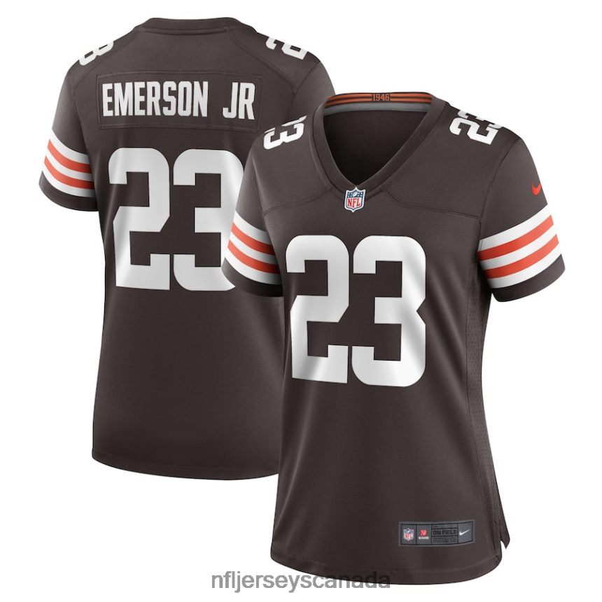 Women Cleveland Browns Martin Emerson Jr. Nike Brown Game Player Jersey Clothing NFL TBXFR64219