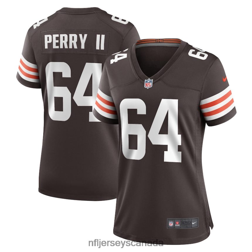 Women Cleveland Browns Roderick Perry II Nike Brown Game Player Jersey Clothing NFL TBXFR65888