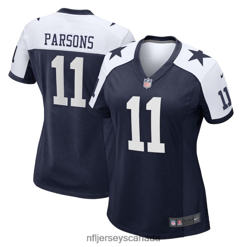 Women Dallas Cowboys Micah Parsons Nike Navy Alternate Game Jersey Clothing NFL TBXFR62509