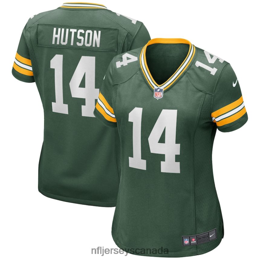 Women Green Bay Packers Don Hutson Nike Green Game Retired Player Jersey Clothing NFL TBXFR65326