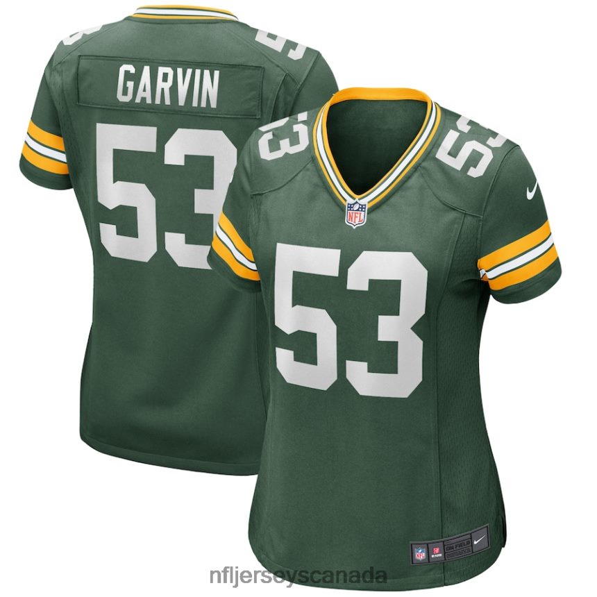 Women Green Bay Packers Jonathan Garvin Nike Green Game Jersey Clothing NFL TBXFR65540