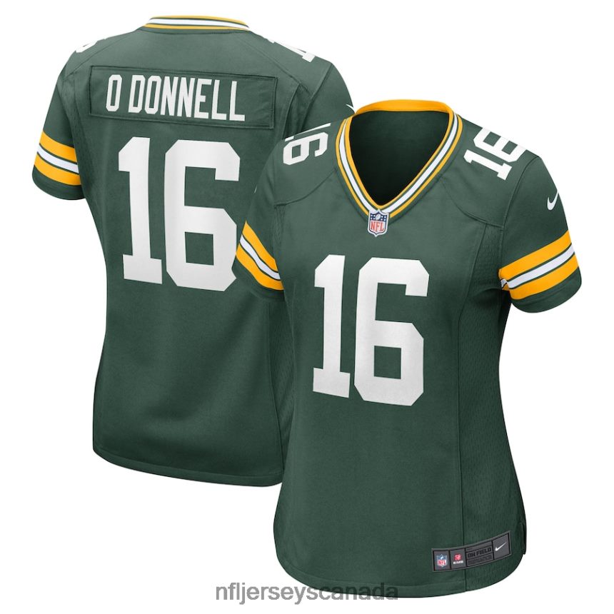 Women Green Bay Packers Pat O'Donnell Nike Green Player Game Jersey Clothing NFL TBXFR65160