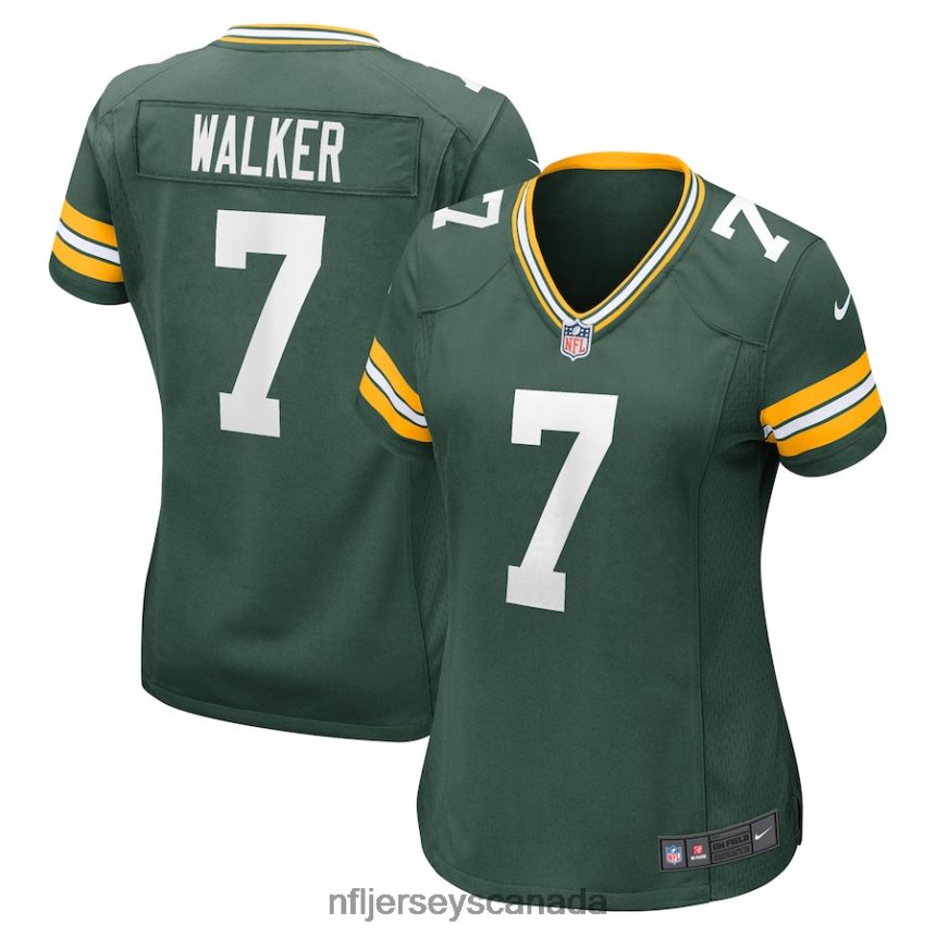 Women Green Bay Packers Quay Walker Nike Green Player Game Jersey Clothing NFL TBXFR63521