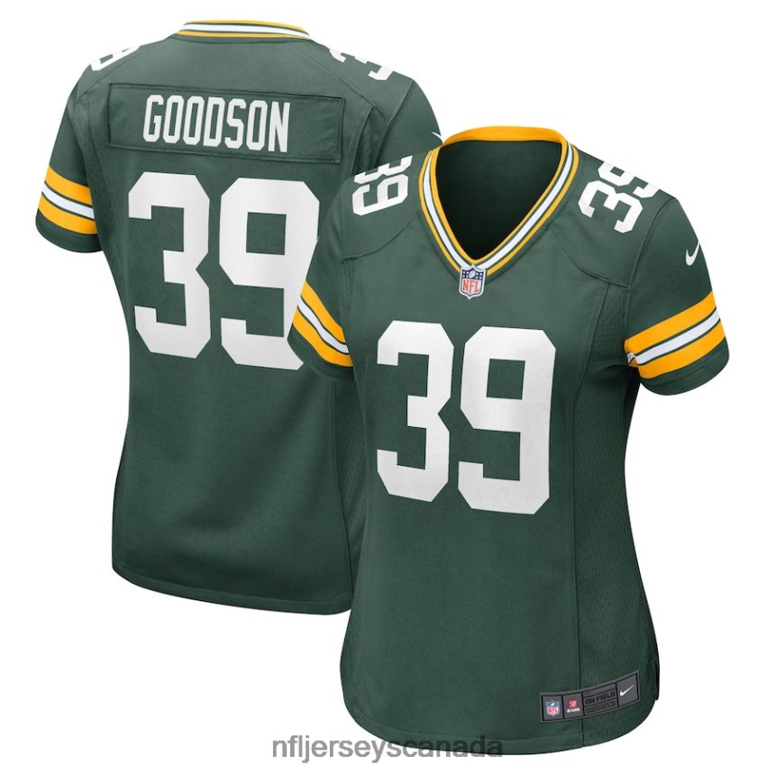 Women Green Bay Packers Tyler Goodson Nike Green Game Player Jersey Clothing NFL TBXFR65147