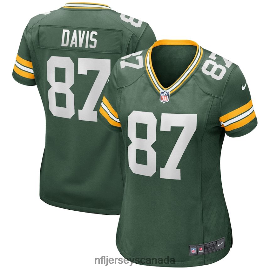 Women Green Bay Packers Willie Davis Nike Green Game Retired Player Jersey Clothing NFL TBXFR64064