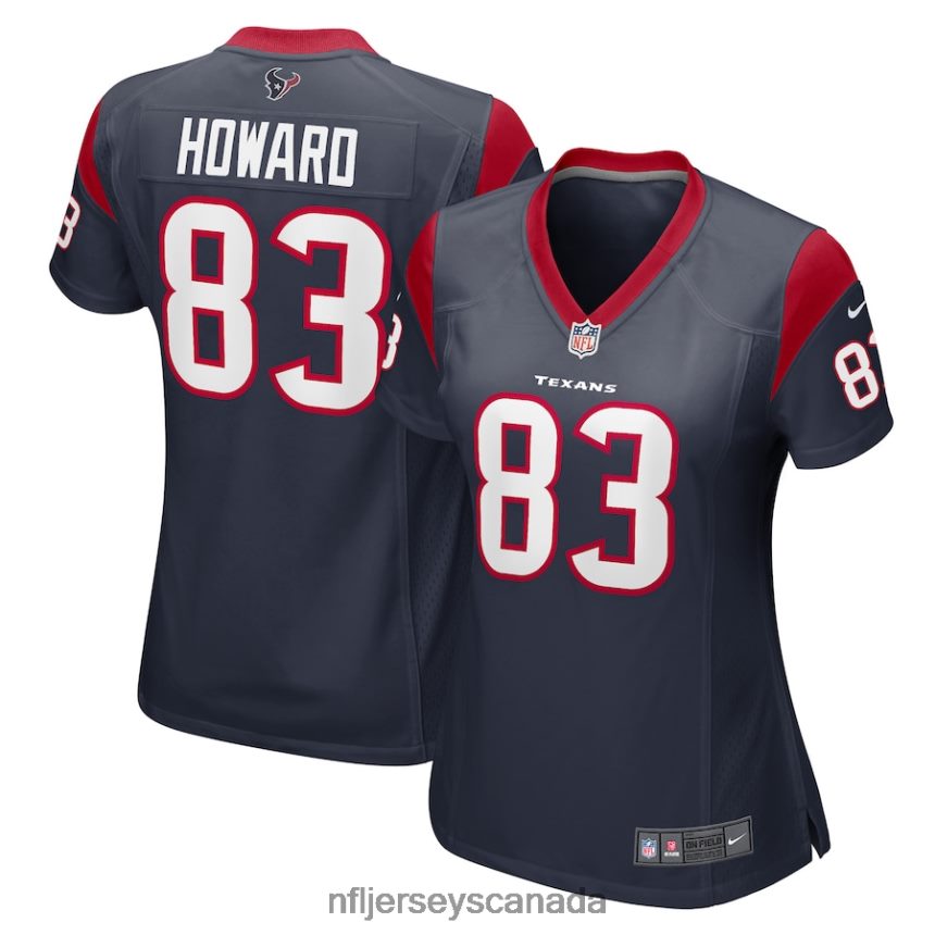 Women Houston Texans O.J. Howard Nike Navy Game Player Jersey Clothing NFL TBXFR67084