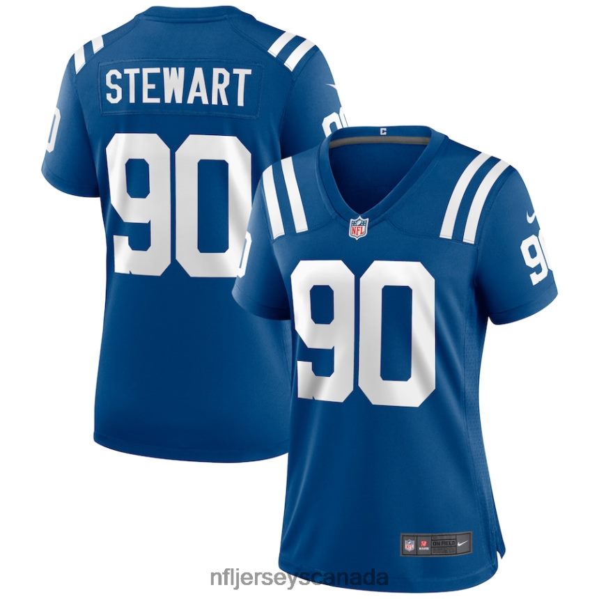 Women Indianapolis Colts Grover Stewart Nike Royal Game Jersey Clothing NFL TBXFR63981