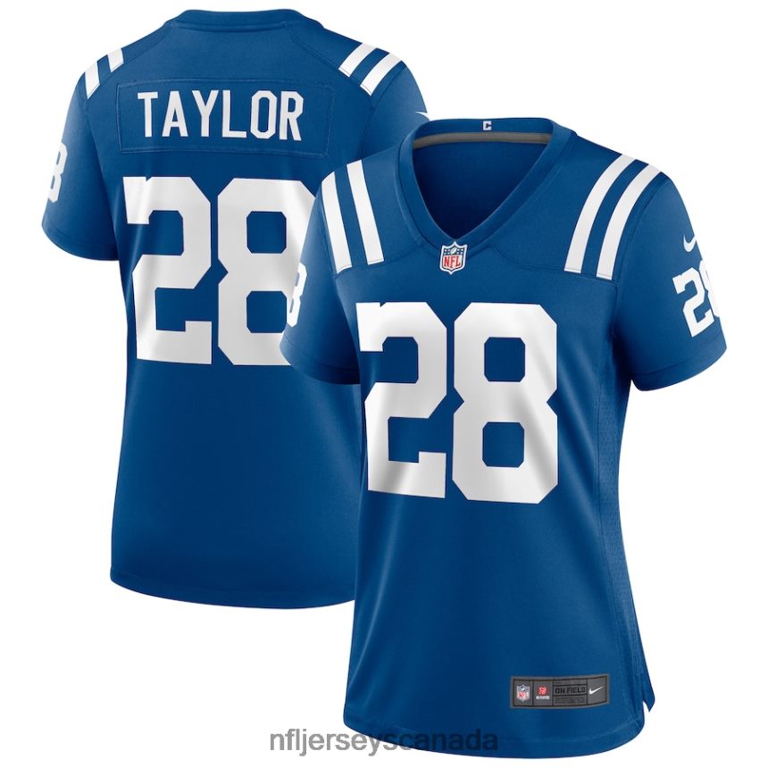 Women Indianapolis Colts Jonathan Taylor Nike Royal Game Jersey Clothing NFL TBXFR63982