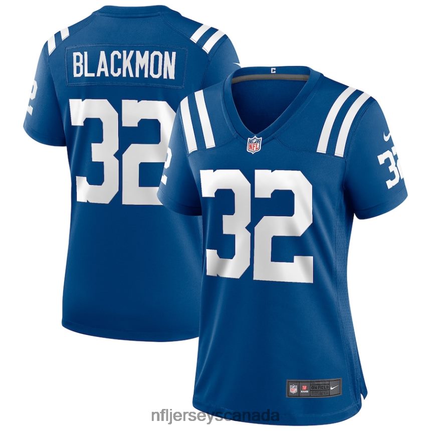 Women Indianapolis Colts Julian Blackmon Nike Royal Game Jersey Clothing NFL TBXFR63980