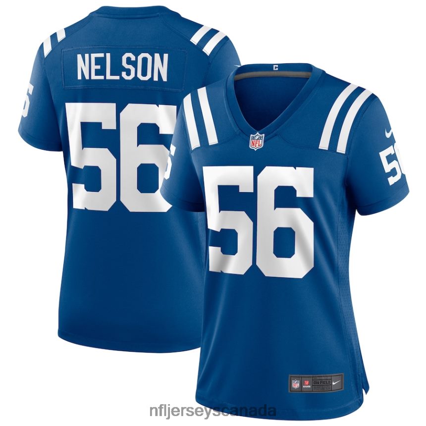 Women Indianapolis Colts Quenton Nelson Nike Royal Player Game Jersey Clothing NFL TBXFR63754