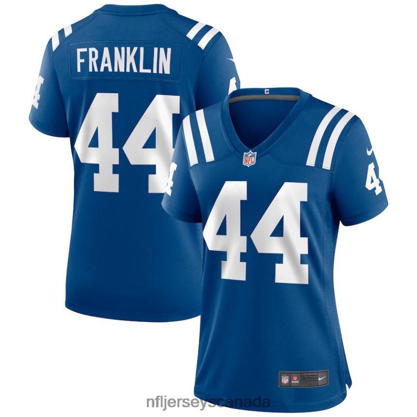 Women Indianapolis Colts Zaire Franklin Nike Royal Game Jersey Clothing NFL TBXFR65018
