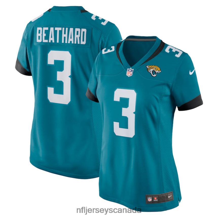 Women Jacksonville Jaguars C.J. Beathard Nike Teal Nike Game Jersey Clothing NFL TBXFR65955