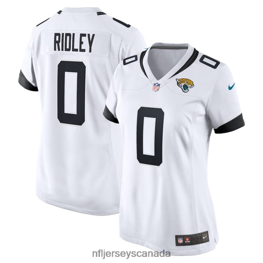 Women Jacksonville Jaguars Calvin Ridley Nike White Game Jersey Clothing NFL TBXFR61697