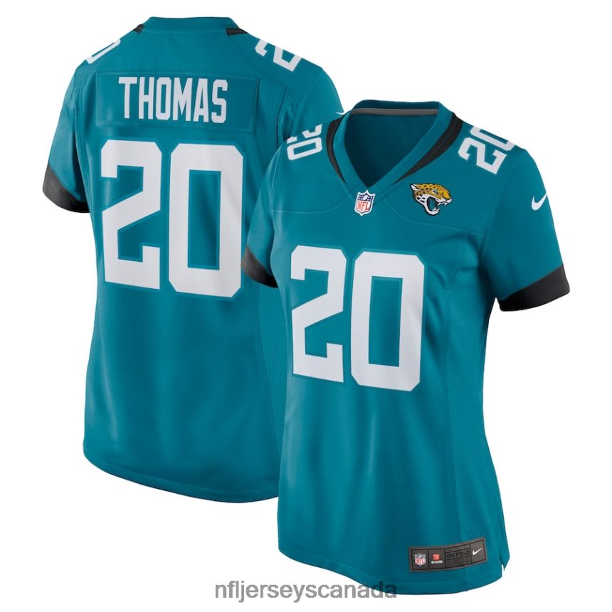 Women Jacksonville Jaguars Daniel Thomas Nike Teal Nike Game Jersey Clothing NFL TBXFR65932
