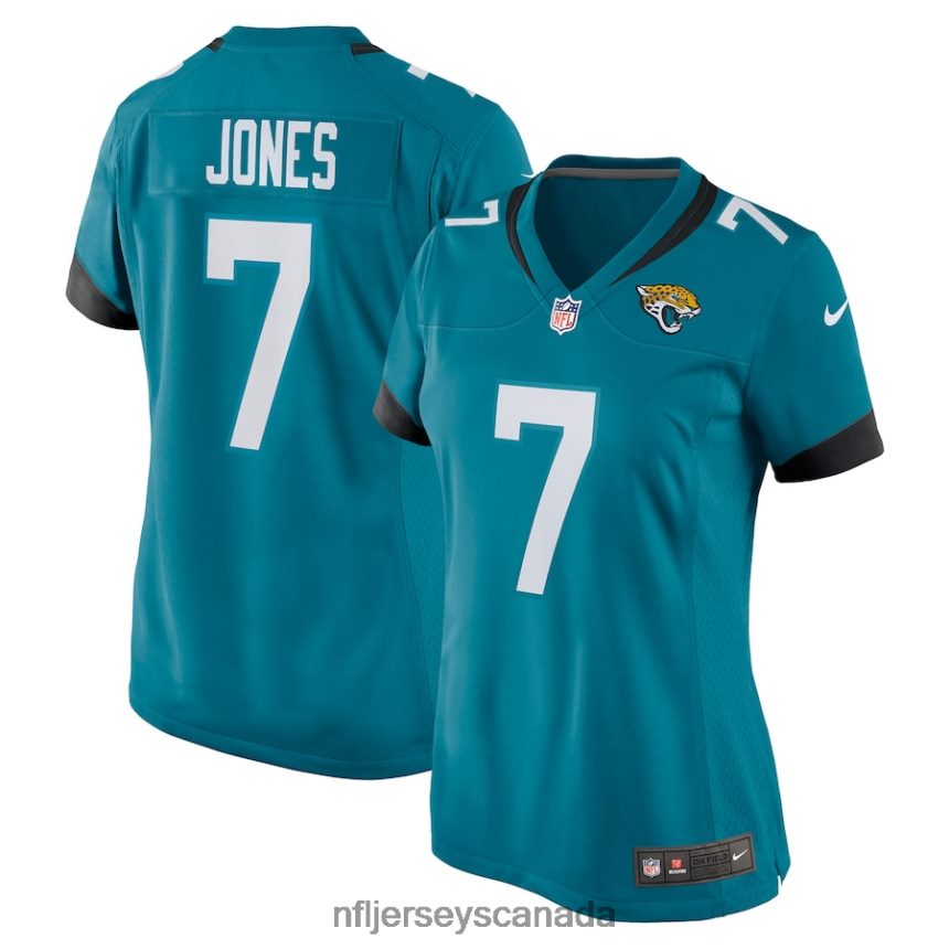 Women Jacksonville Jaguars Zay Jones Nike Teal Game Jersey Clothing NFL TBXFR63306