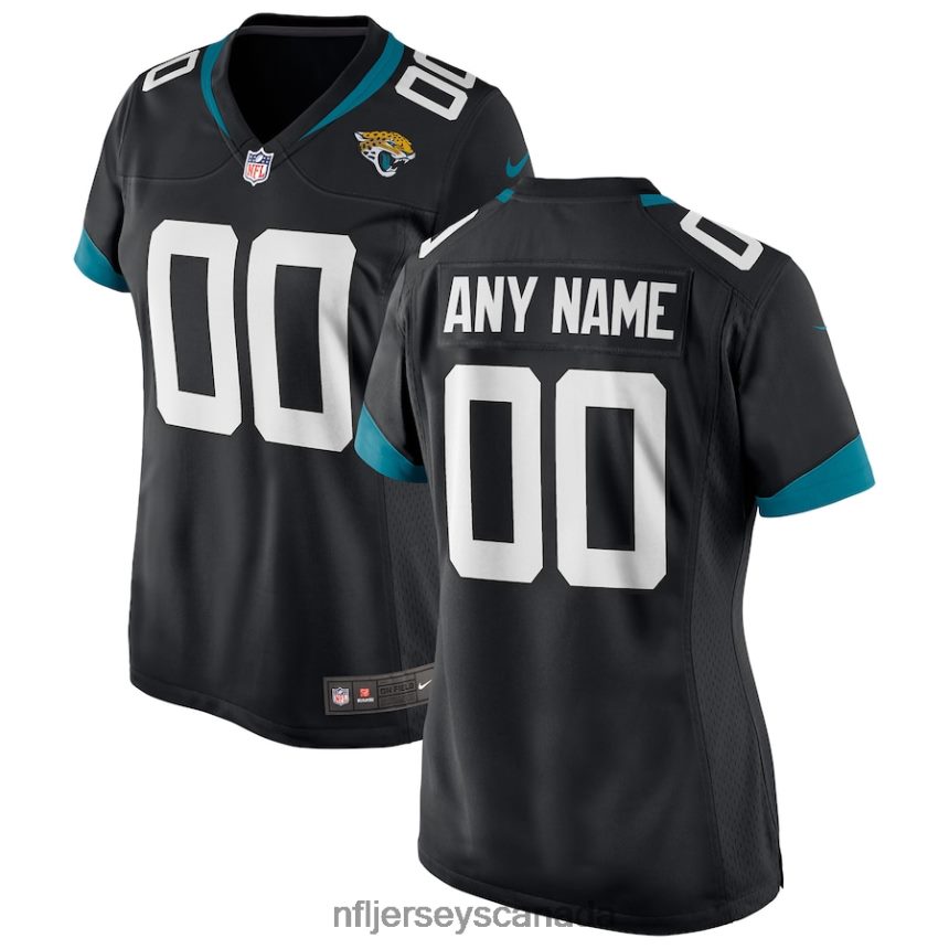 Women Nike Black Jacksonville Jaguars Custom Jersey Clothing NFL TBXFR61403