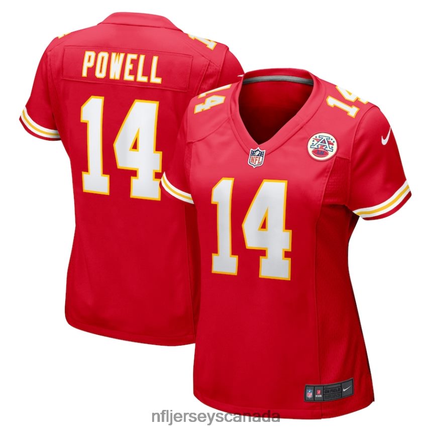 Women Kansas City Chiefs Cornell Powell Nike Red Game Player Jersey Clothing NFL TBXFR64573