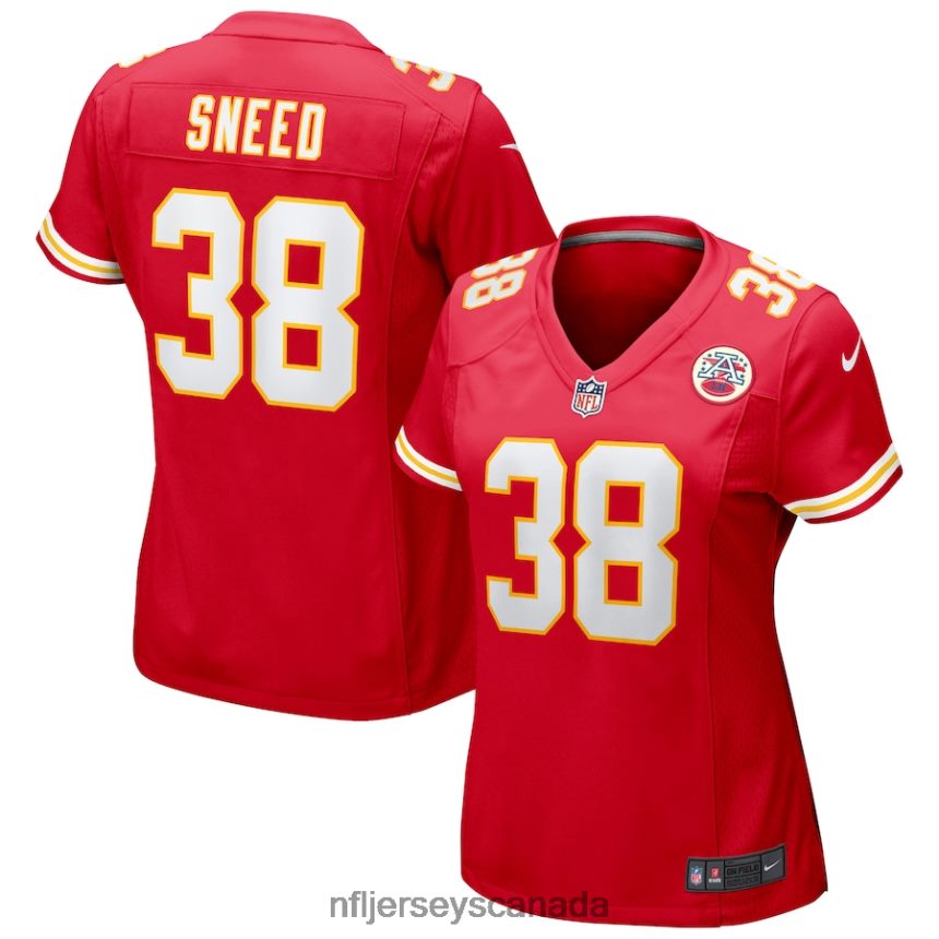 Women Kansas City Chiefs L'Jarius Sneed Nike Red Game Jersey Clothing NFL TBXFR61872