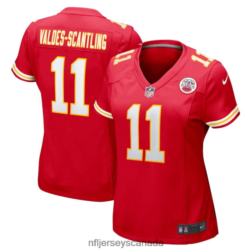 Women Kansas City Chiefs Marquez Valdes-Scantling Nike Red Game Jersey Clothing NFL TBXFR63141