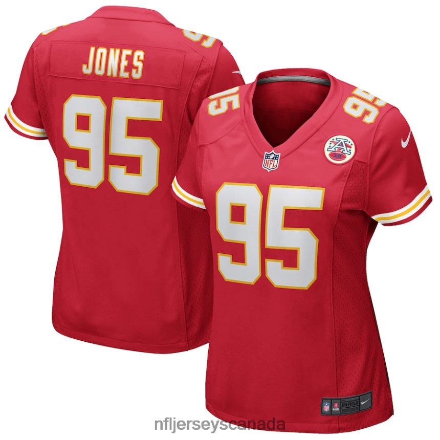 Women Nike Chris Jones Red Kansas City Chiefs Game Jersey Clothing NFL TBXFR6694